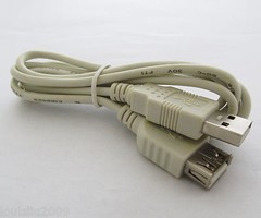 6pcs USB 2.0 Male to Female Extension USB Cable 0.8M