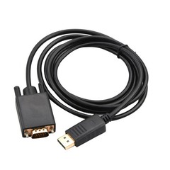DP to VGA Converter Display Port Male to VGA Male Adapter Cable 1080P 1920×1200