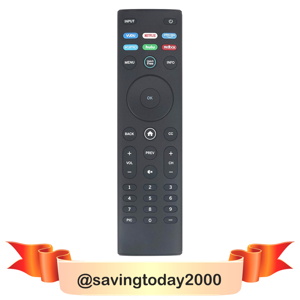 Replacement Remote for All Vizio TV V505-J09 V555-J01 V655-J09 XRT260 XRT-260