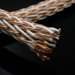 12TC 24 Strands 5AWG 8N OCC Pure Copper Bulk Cable HiFi Speaker Bi-wire DIY Lot