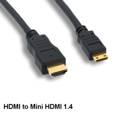15ft HDMI 1.4 Male to Mini HDMI Male Cable w/ Ethernet Camcorder Digital Camera