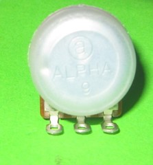 Alpha 50k ohm Linear Taper Pot, Solder Lugs, Split Shaft, 17mm Potentiometer EK