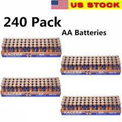 240 AA Batteries Extra Heavy Duty 1.5v. Wholesale Lot New Fresh