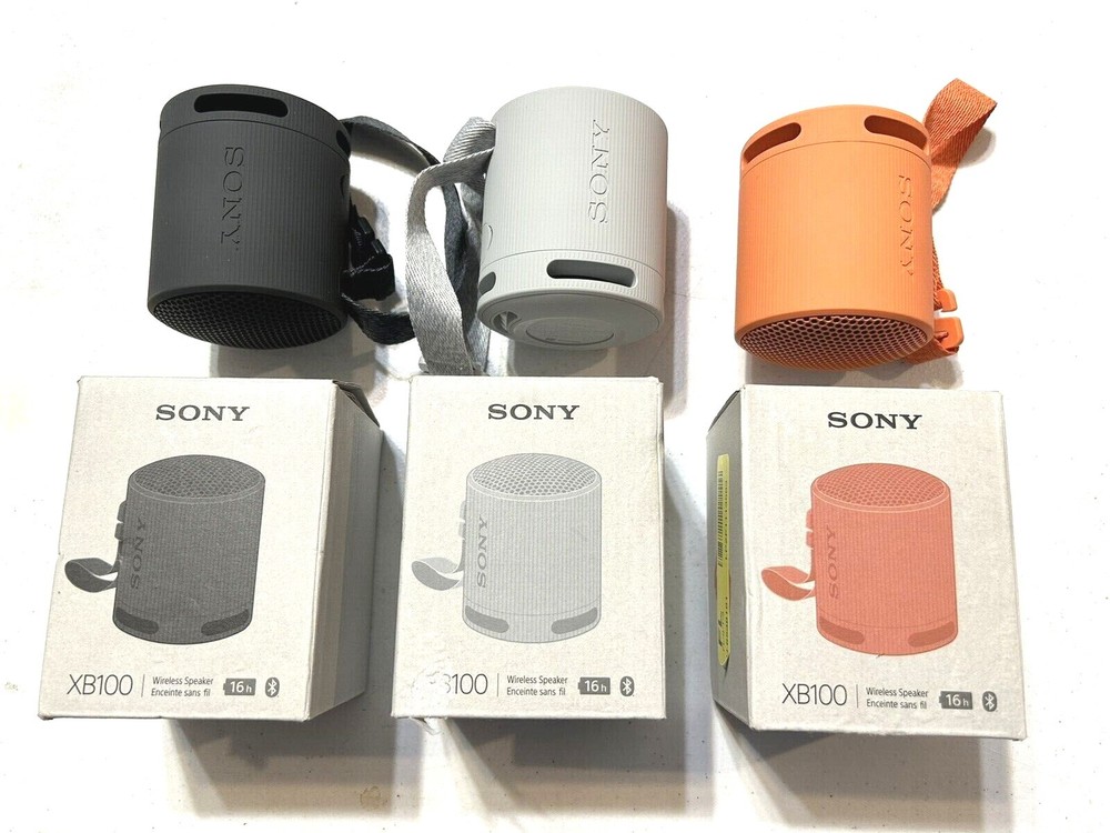 Sony XB100 Genuine Extra Bass Portable Bluetooth Speaker XB100 iPhone iPod Sound