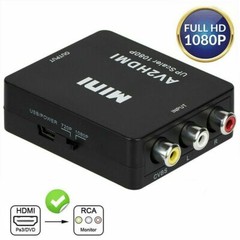 2 Pack RCA AV to HDMI HD Converter Composite CVBS Video Adapter Wii NES SNES