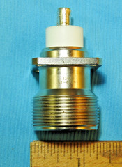 5 Pcs – LC Coaxial Panel Connector, Small Flange – Preowned