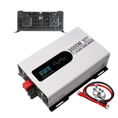 2000W 3000W 4000W Pure Sine Wave Power Inverter 12V 24V DC to 110V 120V AC