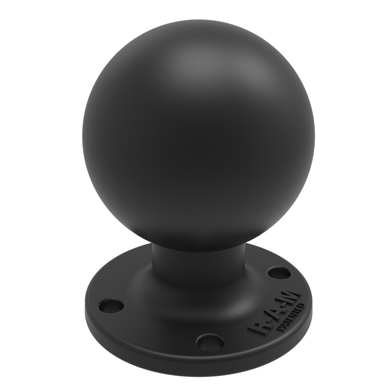 RAM Mount Round 2.5 inch dia Round Plate with 2.25 inch D-Ball RAM-D-254U