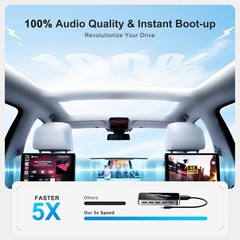 Faimee T11 Wireless CarPlay Adapter HDMI Wi-Fi Bluetooth 4K Dual-Band 4GB+32GB
