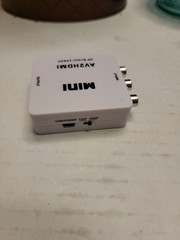 Mini Box AV2HDMI Upscaler AV RCA to HDMI VIDEO Converter Adpter 1080P TV PS2 DV