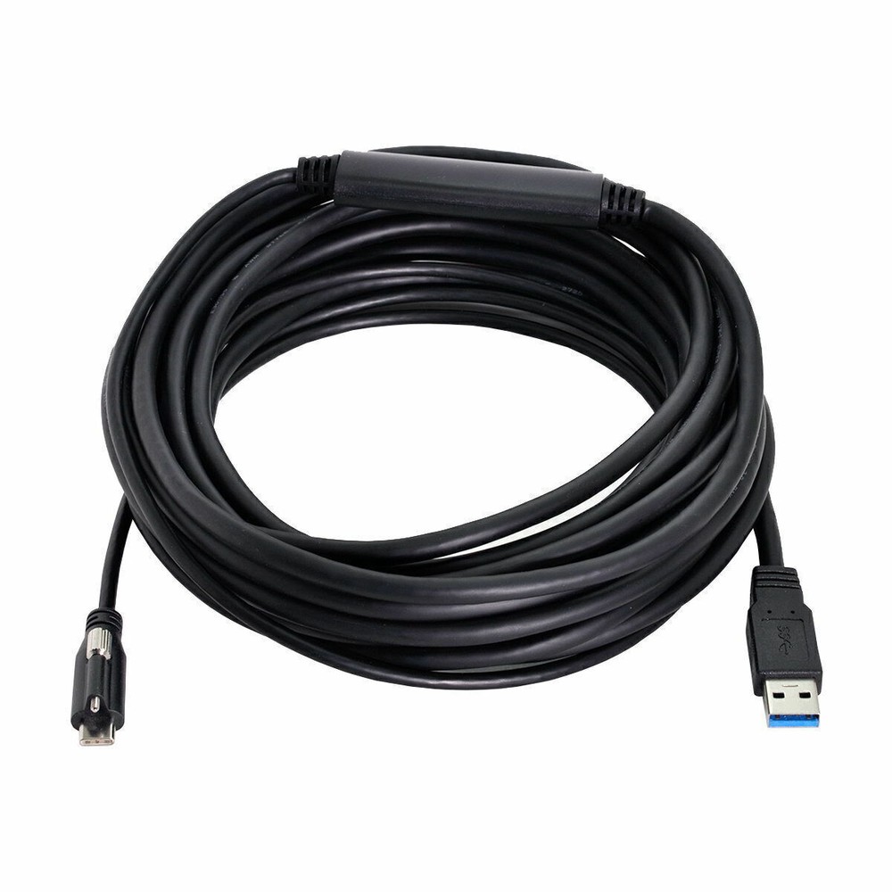 8m USB 3.1 Type-C Single Screw Locking to USB3.0 Data Cable Mount Type USB3.1