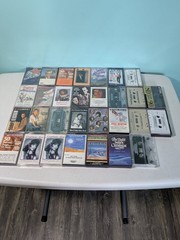 Cassette Tapes Various Artists And 1 Sealed Blank Tape Bulk Lot Of 29