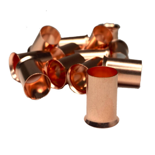 1/0 Gauge Uninsulated Wire Ferrules Crimp Ferrules – Copper – 10 Pack