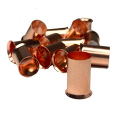 1/0 Gauge Uninsulated Wire Ferrules Crimp Ferrules – Copper – 10 Pack