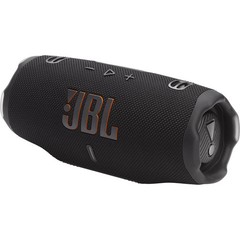 JBL Charge 6 Portable Waterproof Bluetooth Speaker with Carrying Strap (Black)