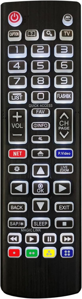 Replacement Backlit Remote Control for LG Smart TV, for LG LCD LED HD UHD OLED Q