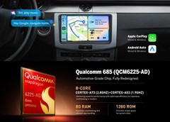 Eonon VWX6S PRO QLED 8+128 9″Android for VW Jetta MK5 MK6 Car Stereo CarPlay SWC