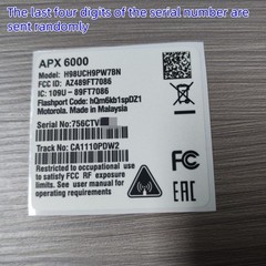DIY Motorola APX6000 Radio Speaker Grille Aluminum Plate Body Case Label Badge