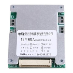 13S 48V 60A Battery BMS Board Module for Li-Ion Battery Protection Board AUS#