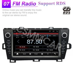 Car Multimedia Player 9in USB FM Head Unit 2+32G Fit For Toyota Prius 2010-2015