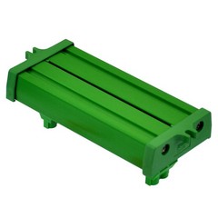 Screw Mount 2 x 4 Position Banana Jack Distribution Module, DC Power Black