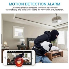Smart Mini WiFi Camera Wireless 1080P HD Small Night Cam w/Battery Home Security