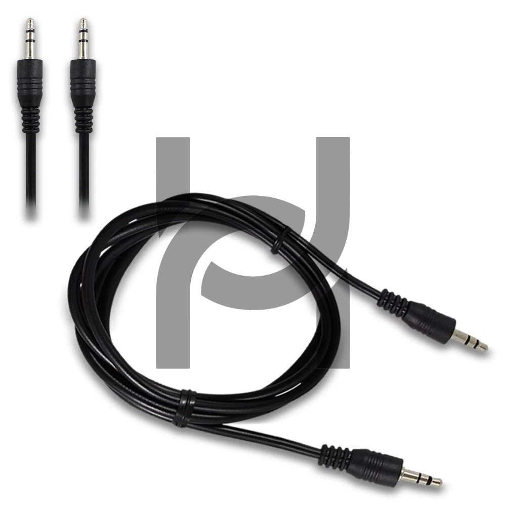 Car AUX Audio Cable 1M 3.5mm Male to Male Stereo Cord For PC iPad Speaker