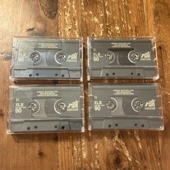 Maxell XL II 90 IEC TYPE II HIGH POSITION Lot of 4 Cassette