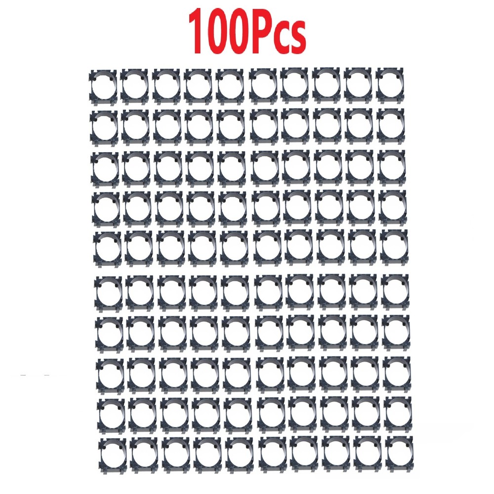 18650 Cylindrical Battery Holder Lithium Batteries Bracket Support 100Pcs/Set R
