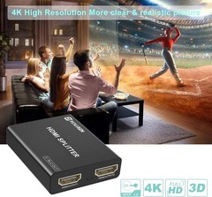 Plug and Play 4K HDMI Splitter 1 in 2 Out – Effortless Dual Screen Experience