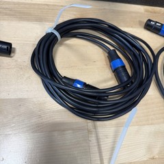 Monster cable , whirlwind unbranded XLR MICROPHONE CABLE, LOT OF 9