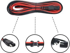 14AWG SAE to SAE Extension Cable 2 Pin Quick Disconnect Wire Harness Cord Wire