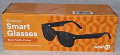 New WeariQ Wireless Smart Glasses Bluetooth, Black Matte Frame NEW
