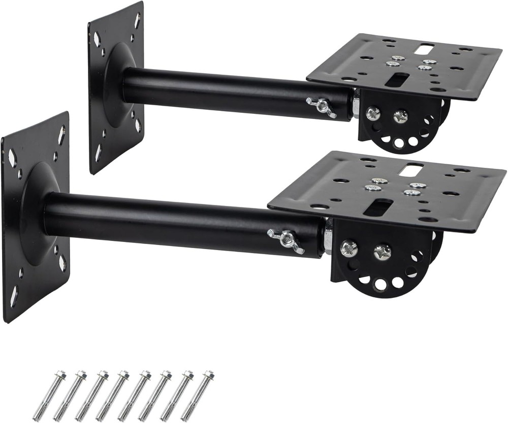 Heavy Duty Speaker Mounts Support up to 80Lb | Speaker Wall, Ceiling, or Shelf M
