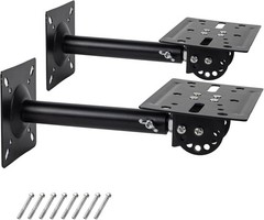 Heavy Duty Speaker Mounts Support up to 80Lb | Speaker Wall, Ceiling, or Shelf M