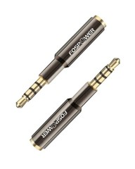 3.5mm Slim TRRS Headphone Extender Extension AUX Stereo Audio Adapter Plug Jack
