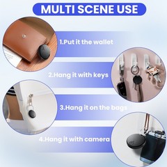 For IOS Android 4Pcs Bluetooth GPS Smart Tag Air Key Pet Finder Tracker Locator