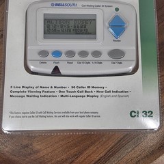 Bell South CI 32 Caller ID with Call Waiting 90 CALLER ID memory Brand New