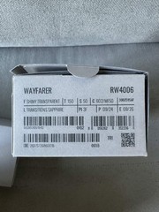 rayban meta wayfarer gen 1 – limited edition clear sapphire