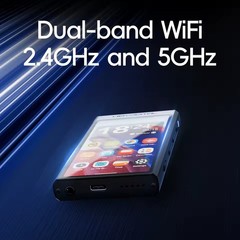 Hiby Digital M300 Android DAP Player Black touchscreen display 128 GB 4GB RAM
