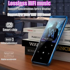 2022 Bluetooth 5.0 MP3 Player HiFi Lossless Sound FM Radio Music Voice Recorder