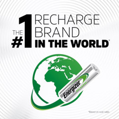 Energizer Battery Charger Plus 12,8,4 Power Plus AA NiMH Rechargeable Batteries