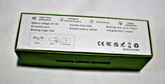 WIRELESS SMART GLASSES 6.0 TWO IN ONE XG89 BLACK