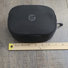 Beats by Dr. Dre Headphone Carrying Case Black Soft Shell BEATS NOT INCLUDED