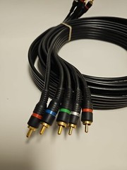 10FT COMPONENT VIDEO CABLE WITH AUDIO 5 RCA RED GREEN BLUE RGB for HDTV DVD VCR