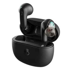 Skullcandy Rail In-Ear Wireless Earbuds (True Black)- (Certified Refurbished)
