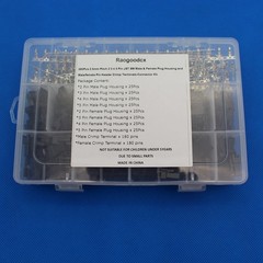 560Pcs 2.5mm Pitch 2 3 4 5 Pin JST SM Male & Female Plug Housing and Male/Fem…