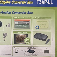 Artec T3AP-LL Digital to Analog Converter Box TV Tuner Converter Box. New