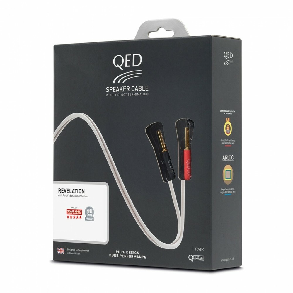 QED SPEAKER CABLE REVELATION STEREO CABLE 3.0m.