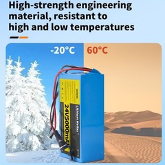 24V 5Ah Lithium Battery with 29.4V 1A Charger, 24V Rechargeable Battery for DIY